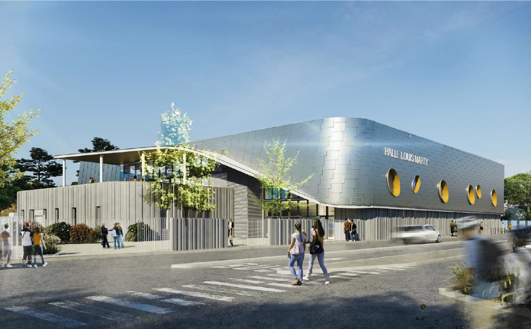 RESTRUCTURATION ET EXTENSION DE LA HALLE DES SPORTS LOUIS MARTY
